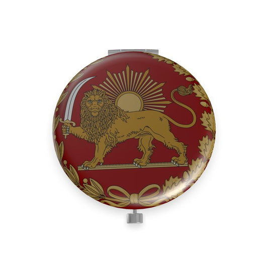 Lion&Sun Metal Compact Mirror