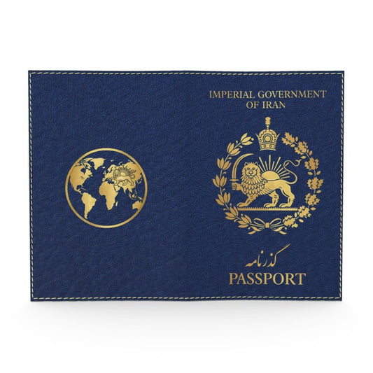 Imperial Heritage Leather Passport Cover جلد پاسپورت شاهنشاهی | SHAH Maison