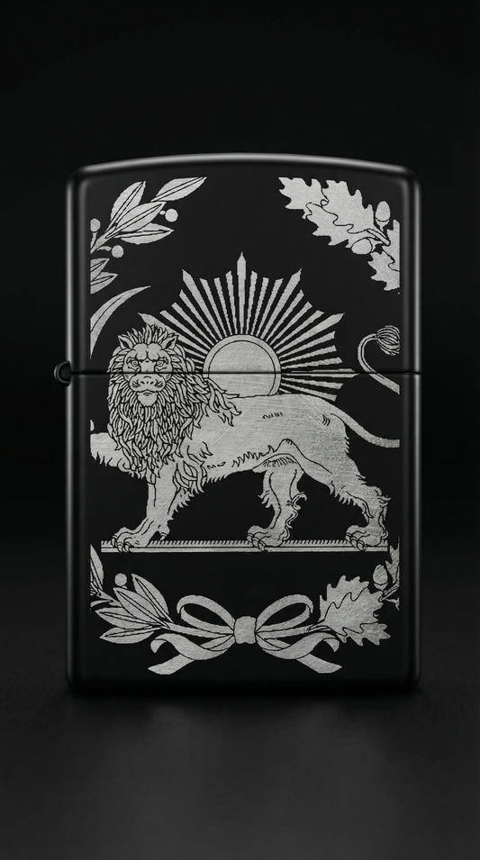 Black Lion & Sun Zippo