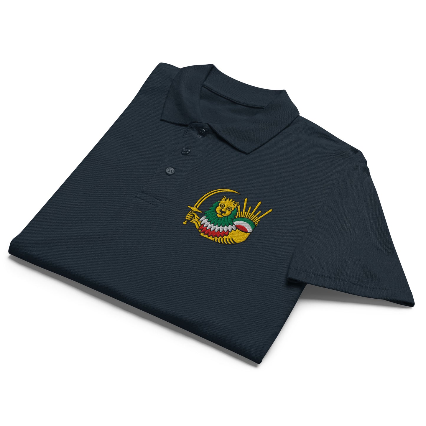 LION-GOLDOOZI-Premium pique polo shirt