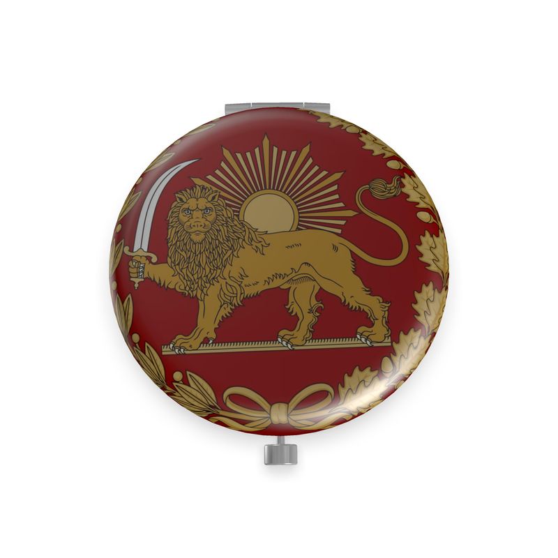 Lion&Sun Metal Compact Mirror