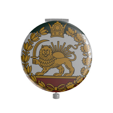 Lion&Sun Metal Compact Mirror