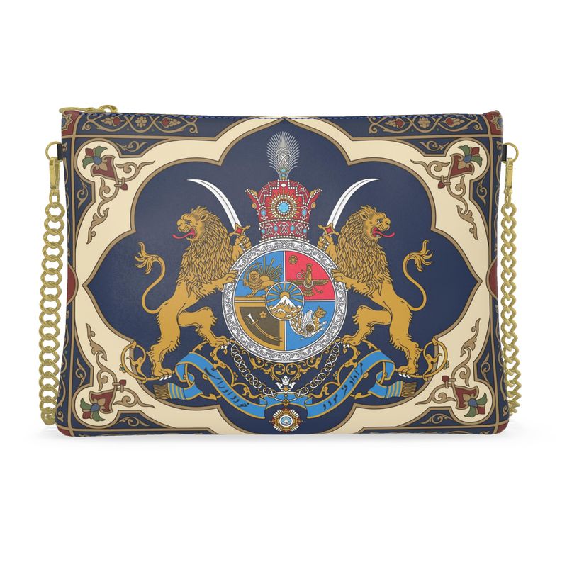 Royal Lion Chain Crossbody Bag – Handcrafted in London