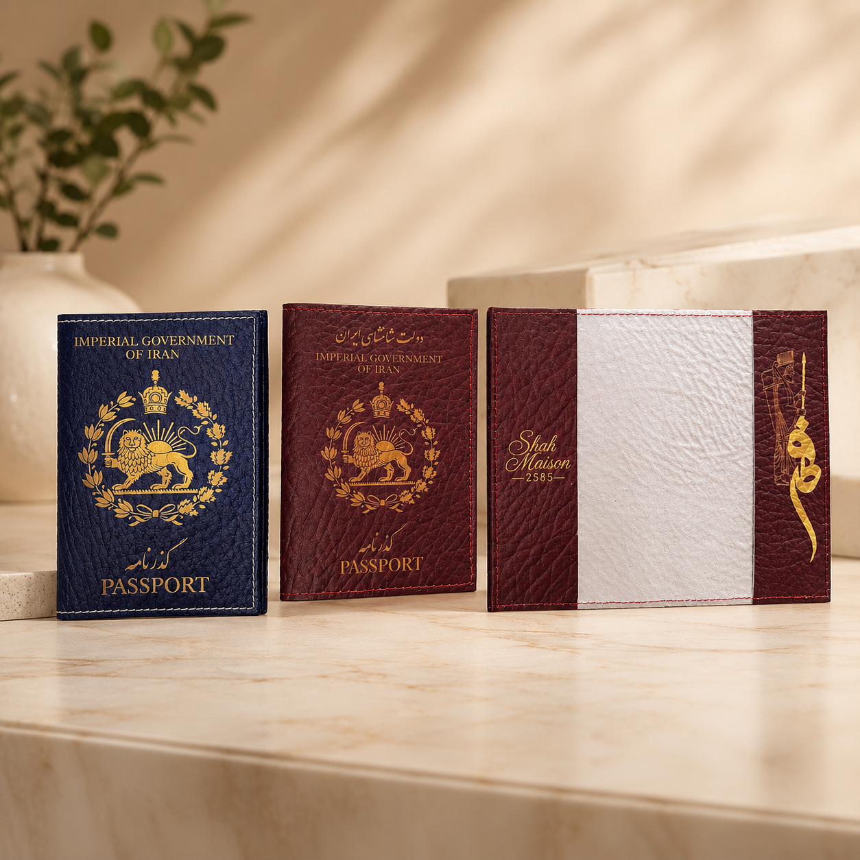 Imperial Heritage Passport Cover جلد پاسپورت شاهنشاهی