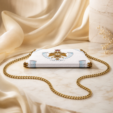 Shahzadeh Imperial Crossbody Bag With Chain – Handmade in London