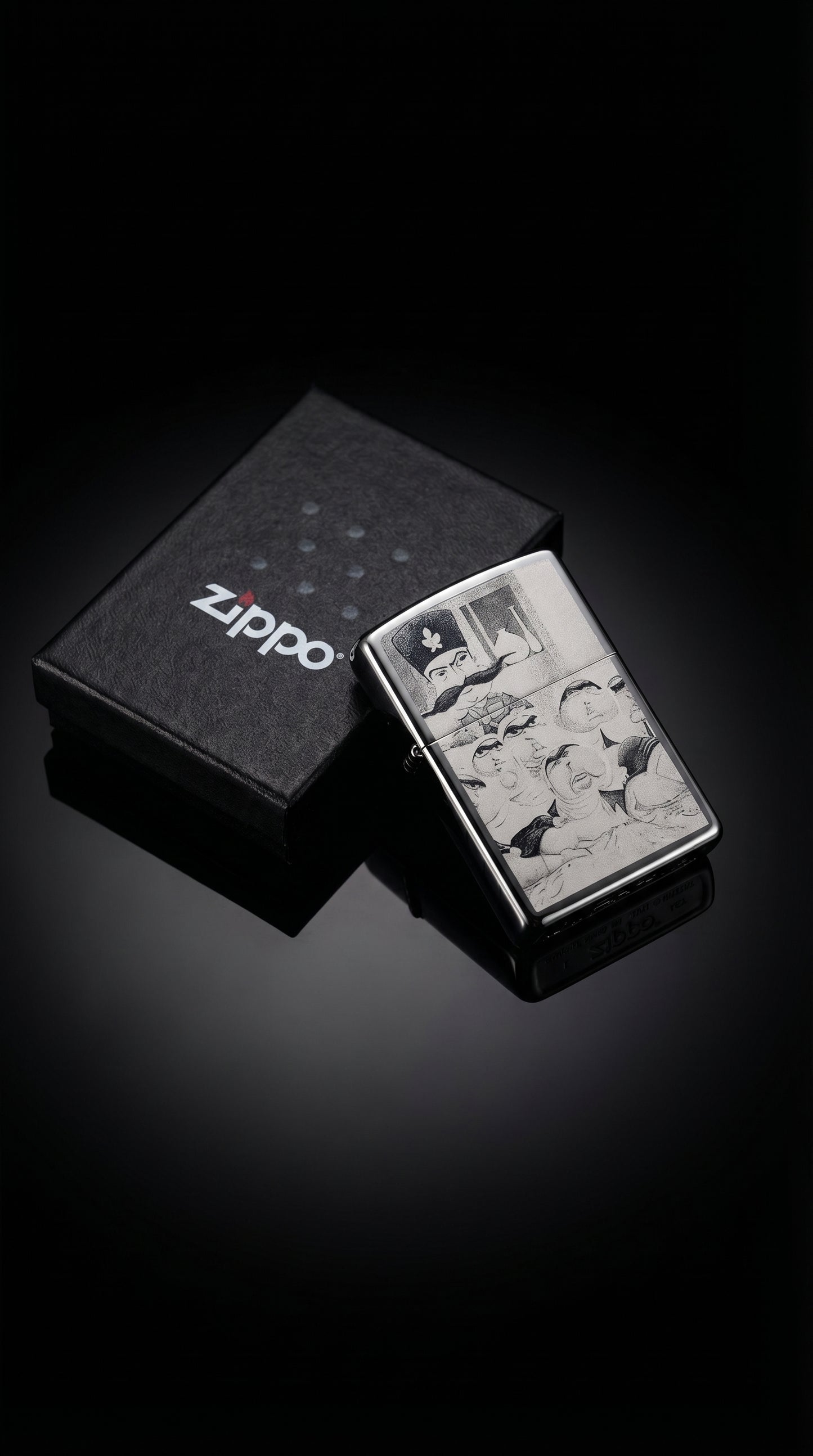 Funny Qajar Design iran Zippo