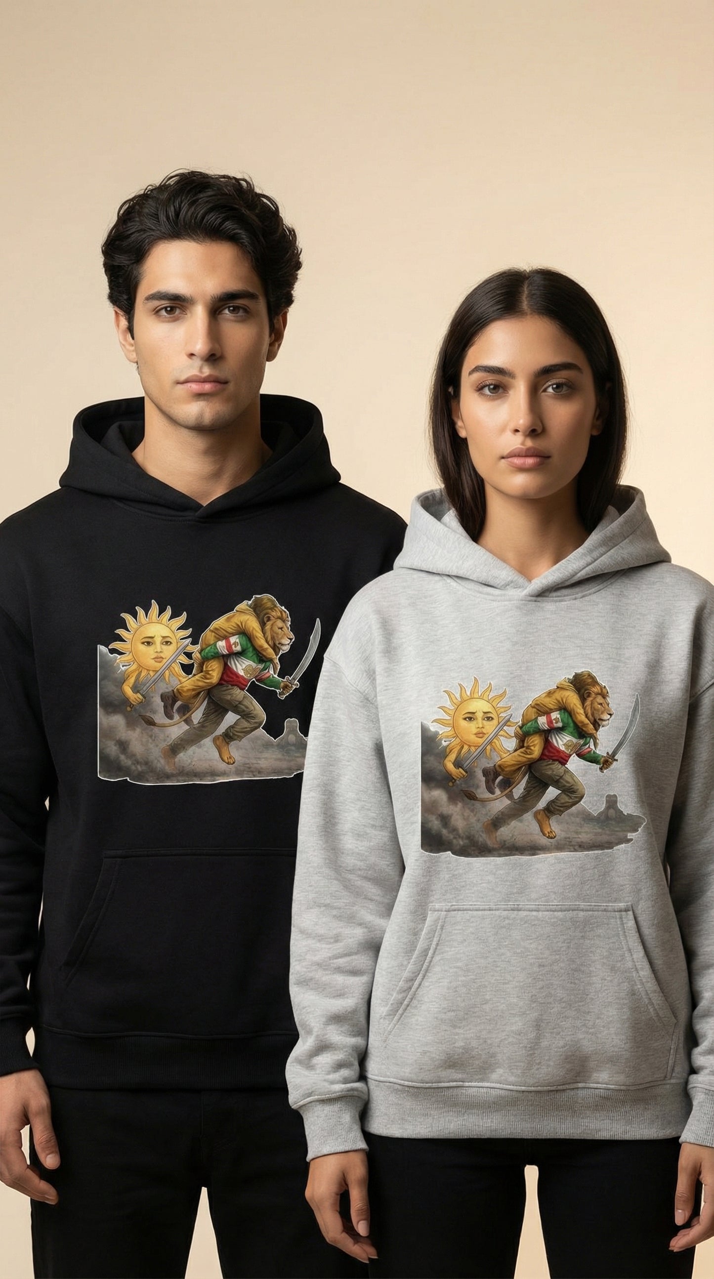 RESHADAT-Unisex oversized hoodie-print