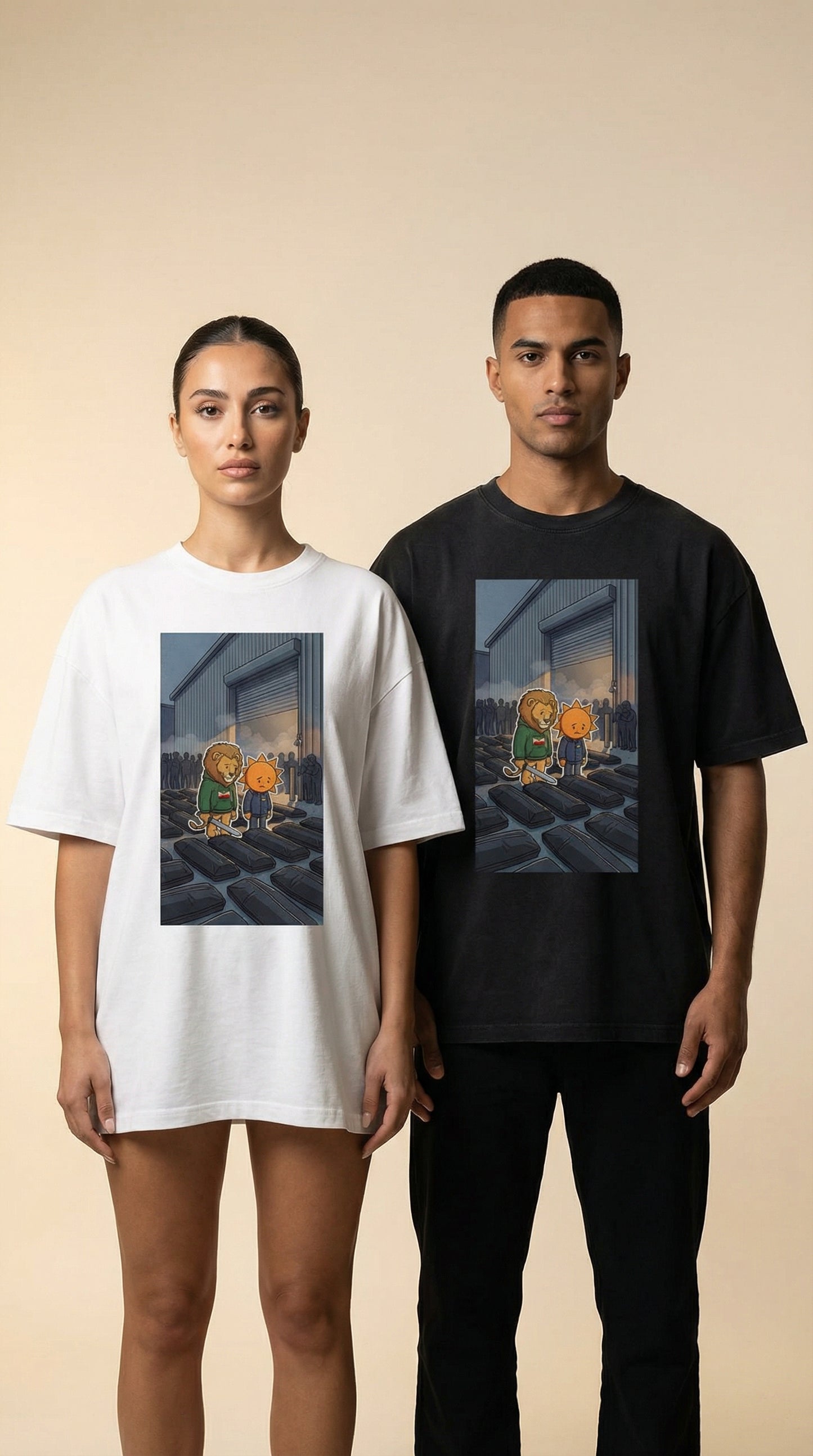 Oversized faded t-shirt