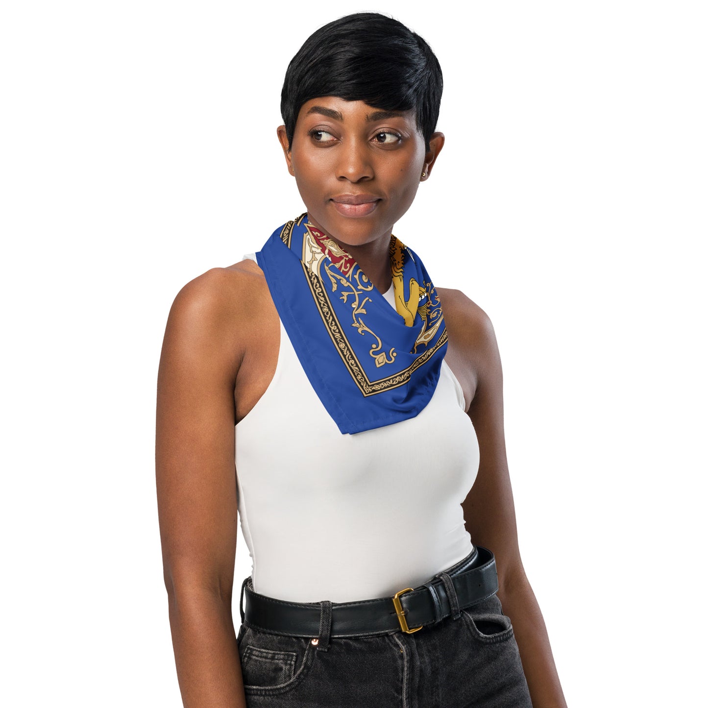 Shahanshahi-Blue-All-over print bandana