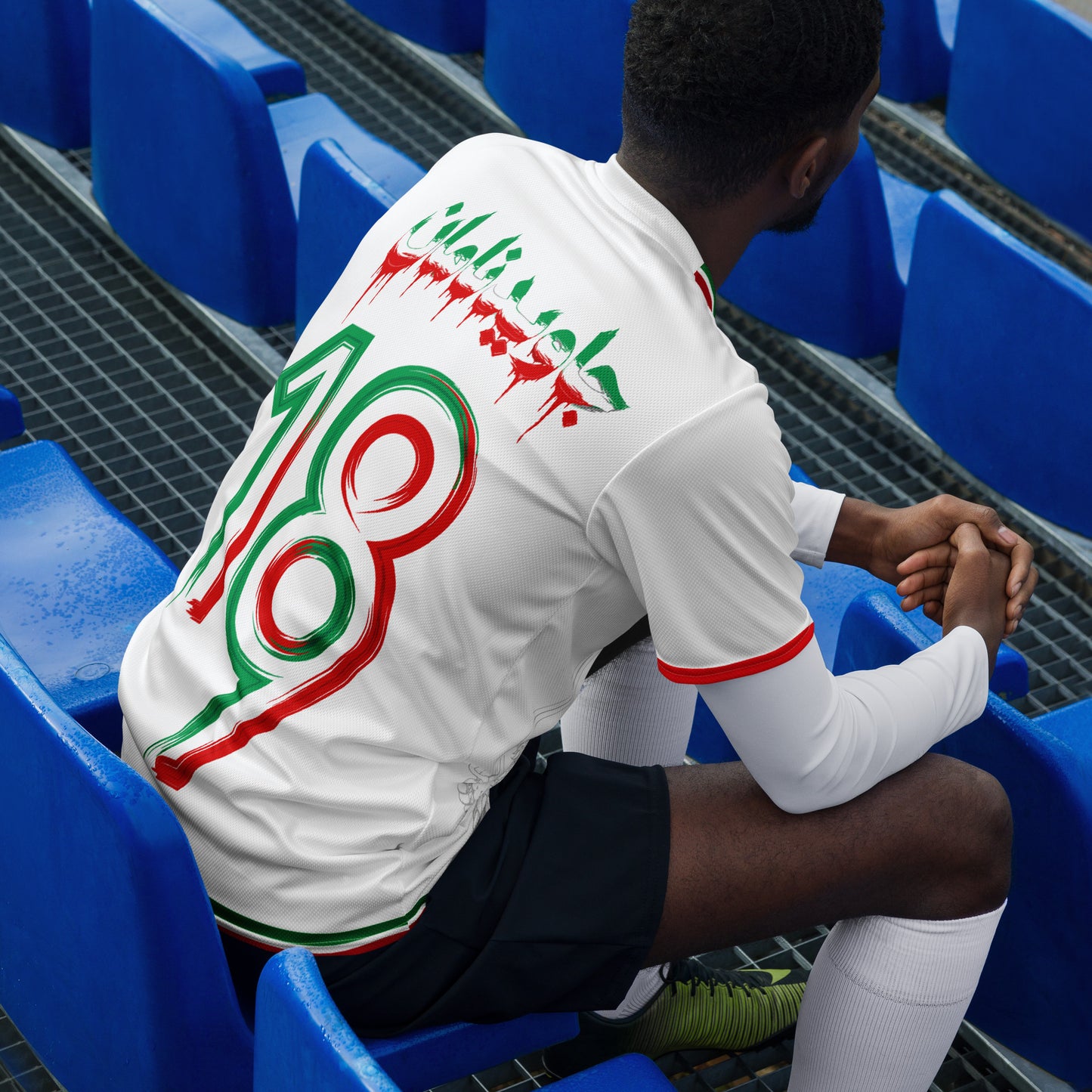 Iran Team Melli Jersey | Green White Red Football Shirt Unisex | جرسی تیم ملی ایران