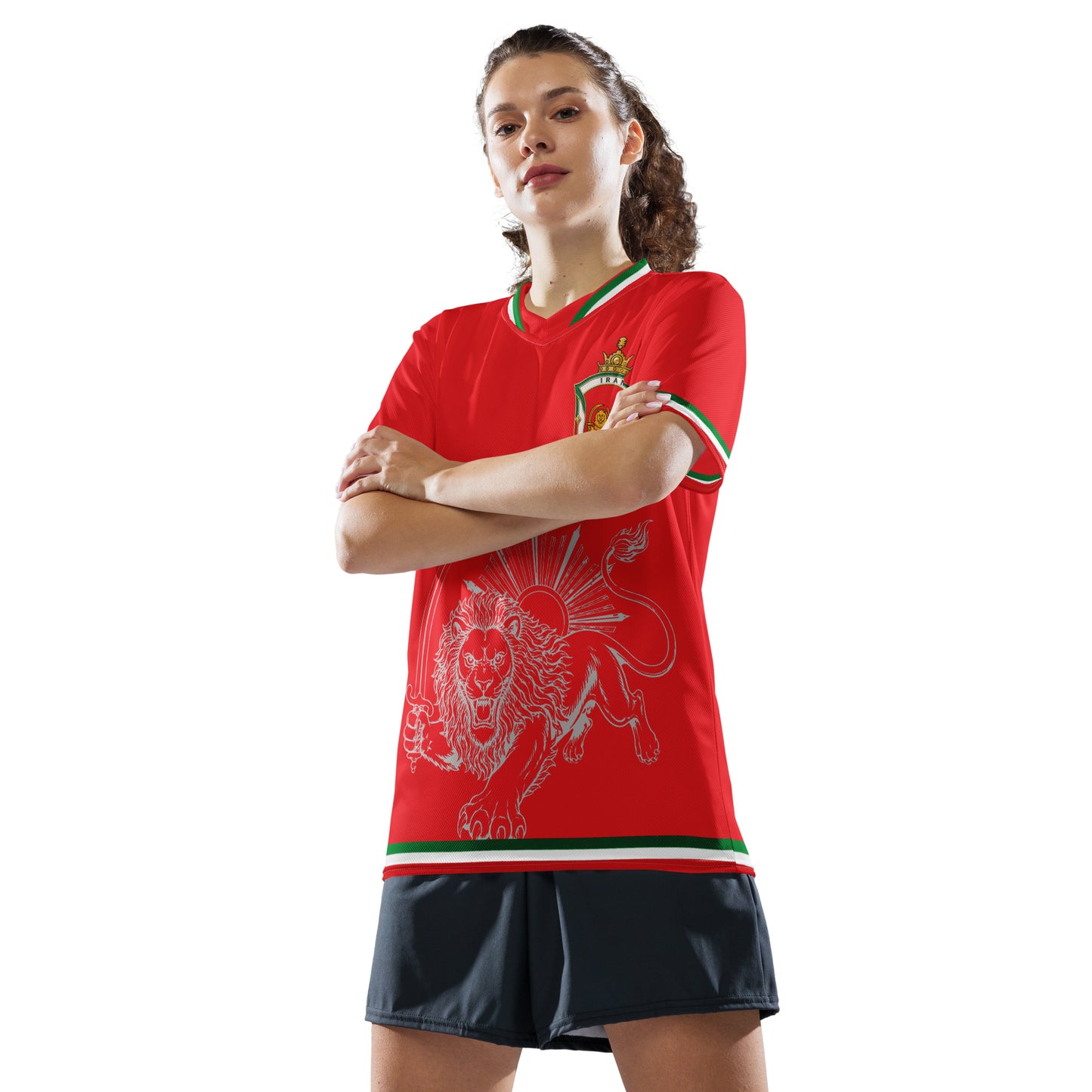 Iran Team Melli Jersey | Green White Red Football Shirt Unisex | جرسی تیم ملی ایران