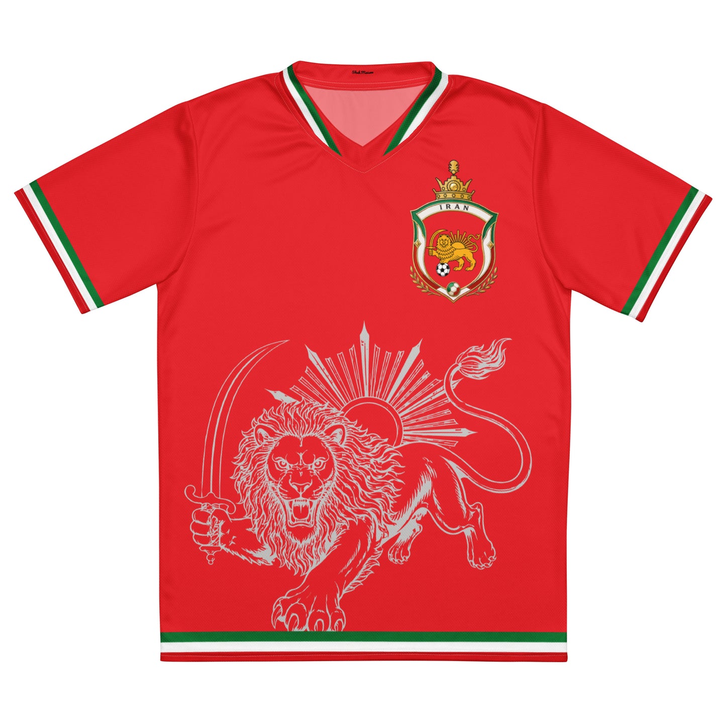 Iran Team Melli Jersey | Green White Red Football Shirt Unisex | جرسی تیم ملی ایران