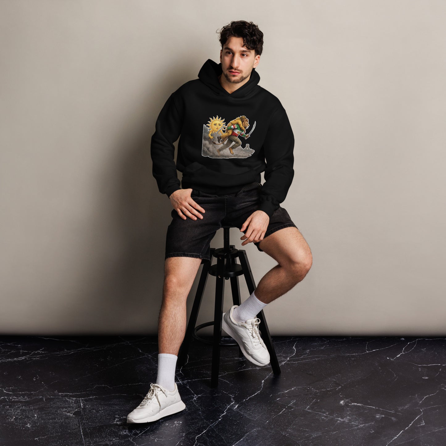 RESHADAT-Unisex oversized hoodie-print