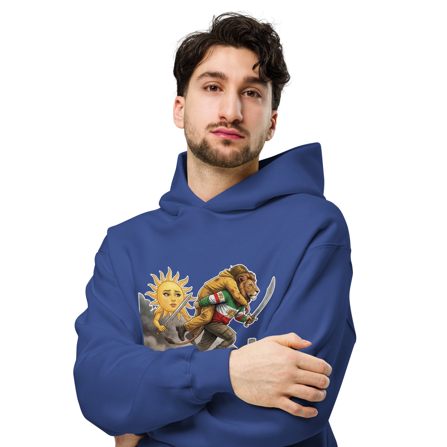 RESHADAT-Unisex oversized hoodie-print