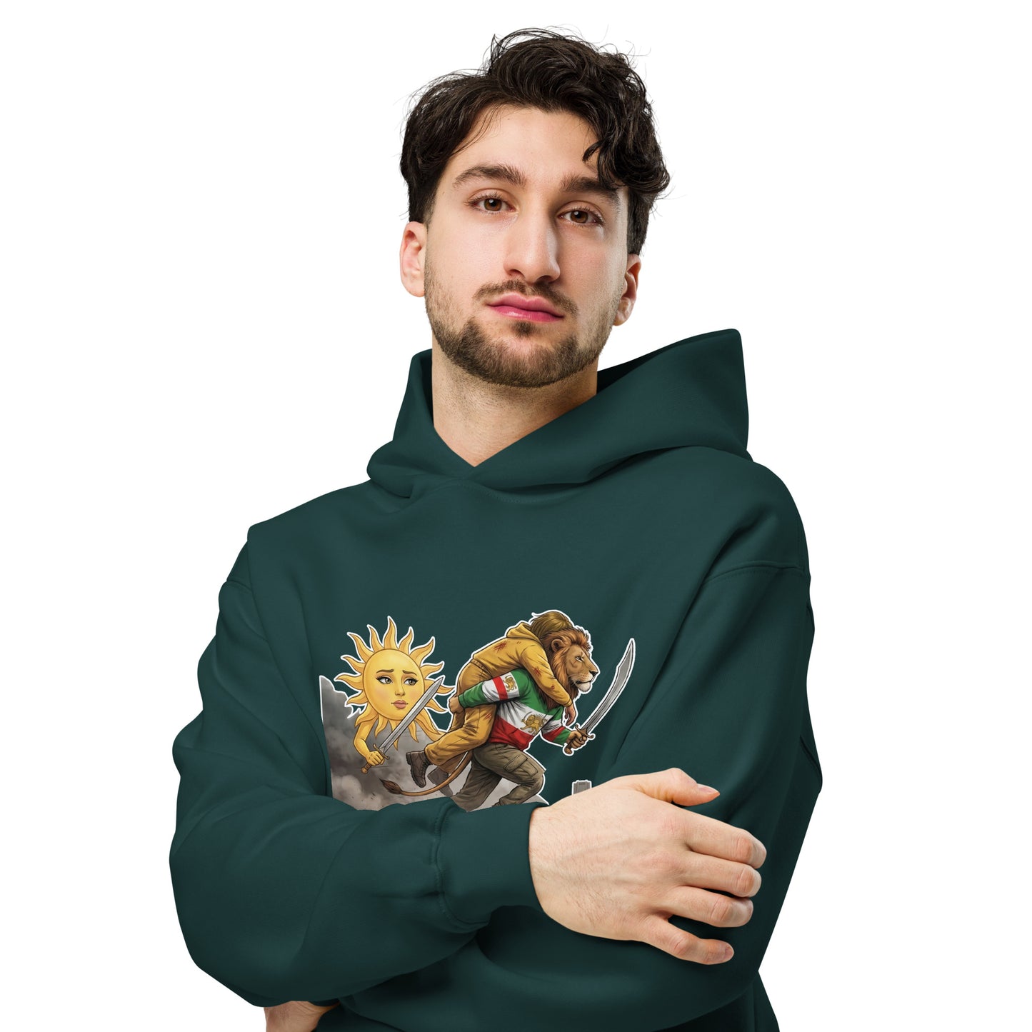 RESHADAT-Unisex oversized hoodie-print