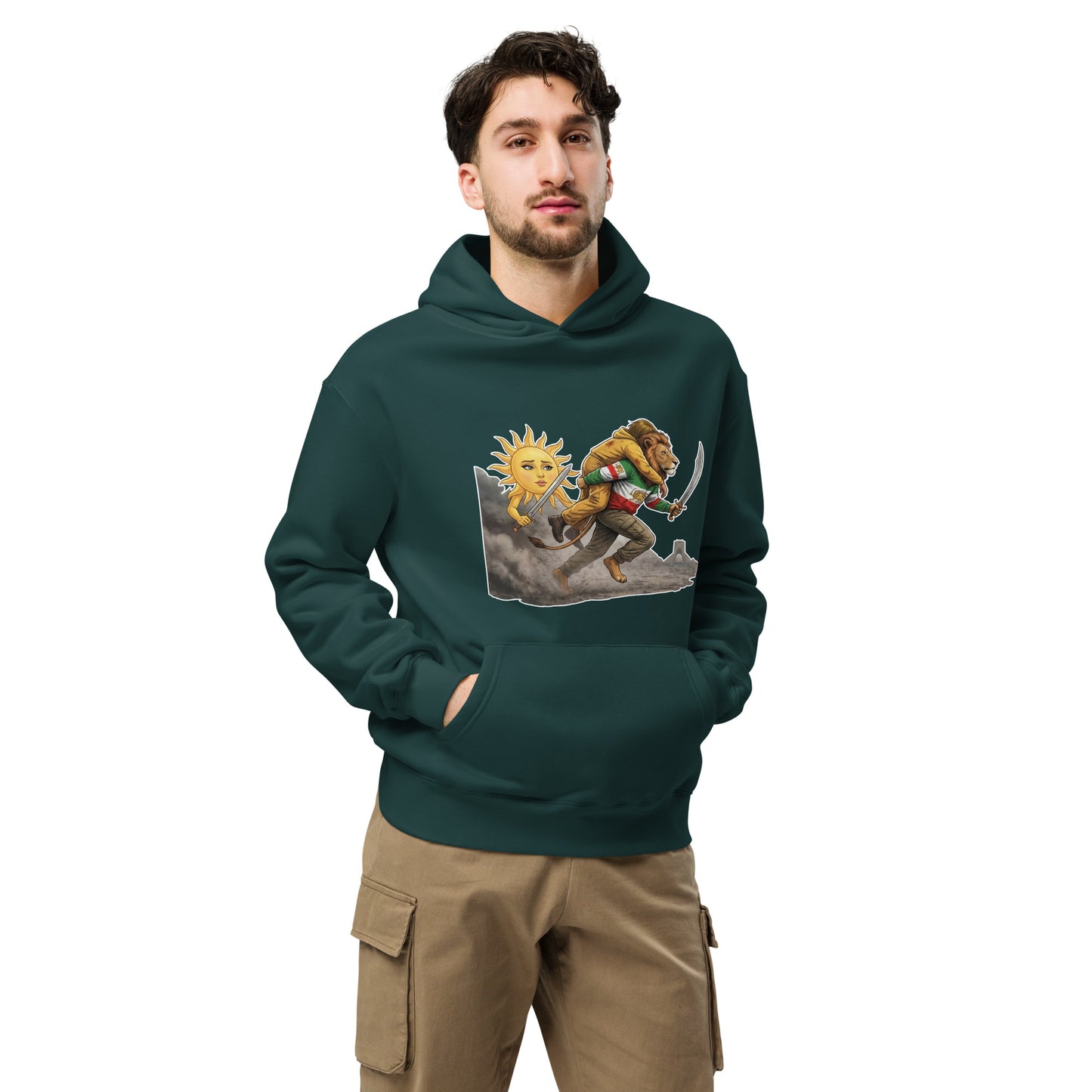 RESHADAT-Unisex oversized hoodie-print