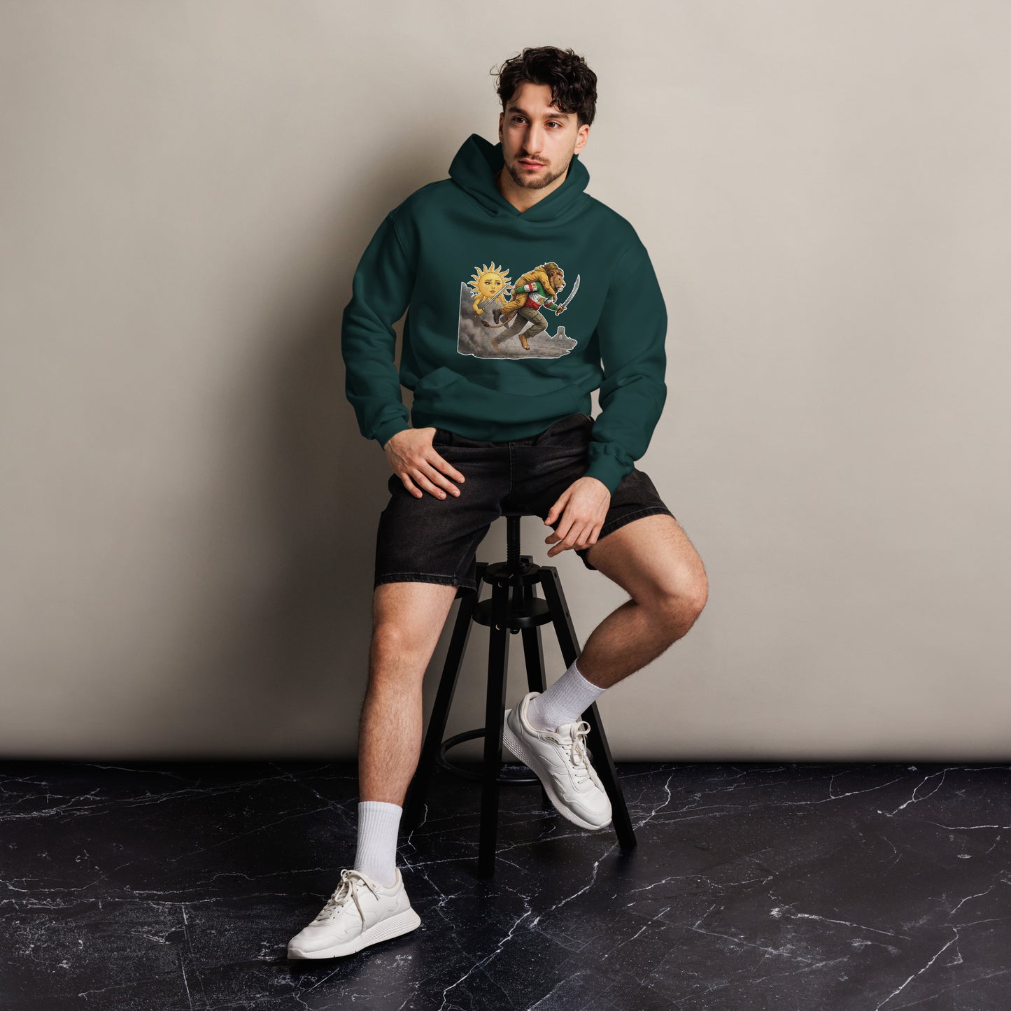 RESHADAT-Unisex oversized hoodie-print