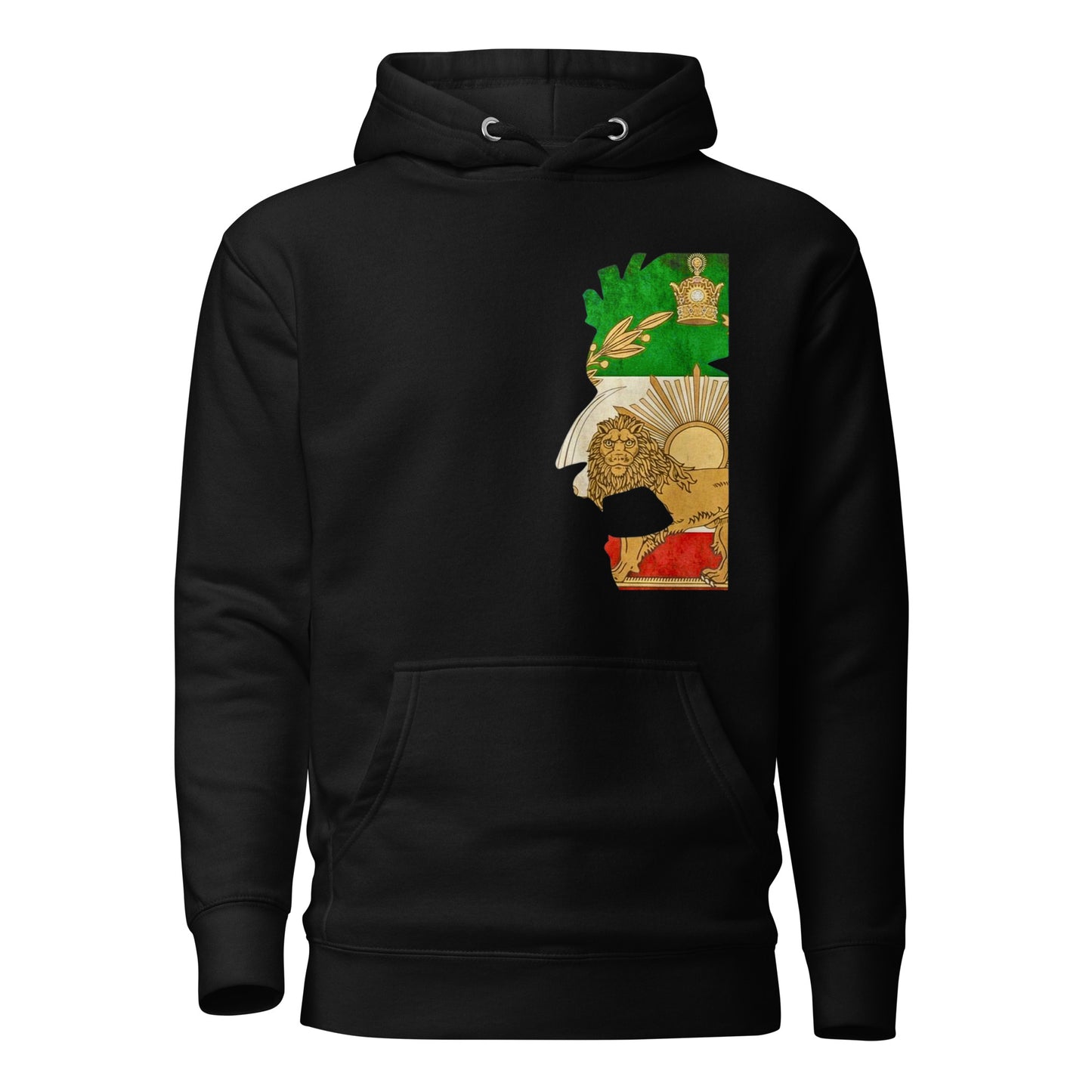 Shiro khorshid-halfface-Unisex Hoodie
