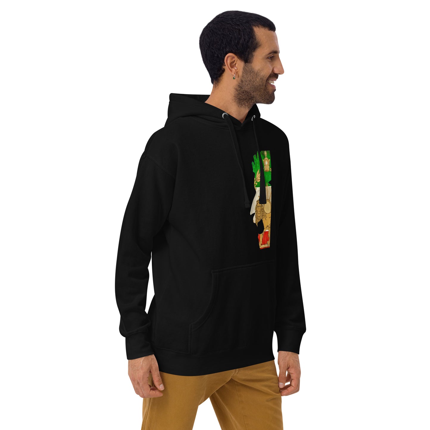 Shiro khorshid-halfface-Unisex Hoodie