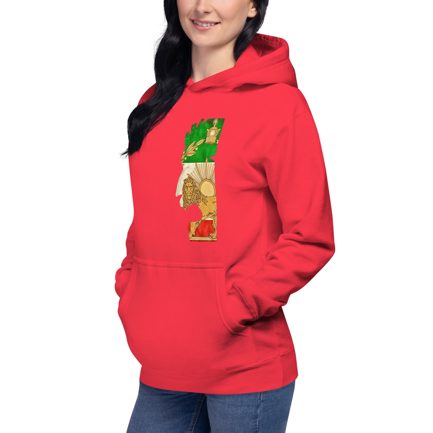 Shiro khorshid-halfface-Unisex Hoodie