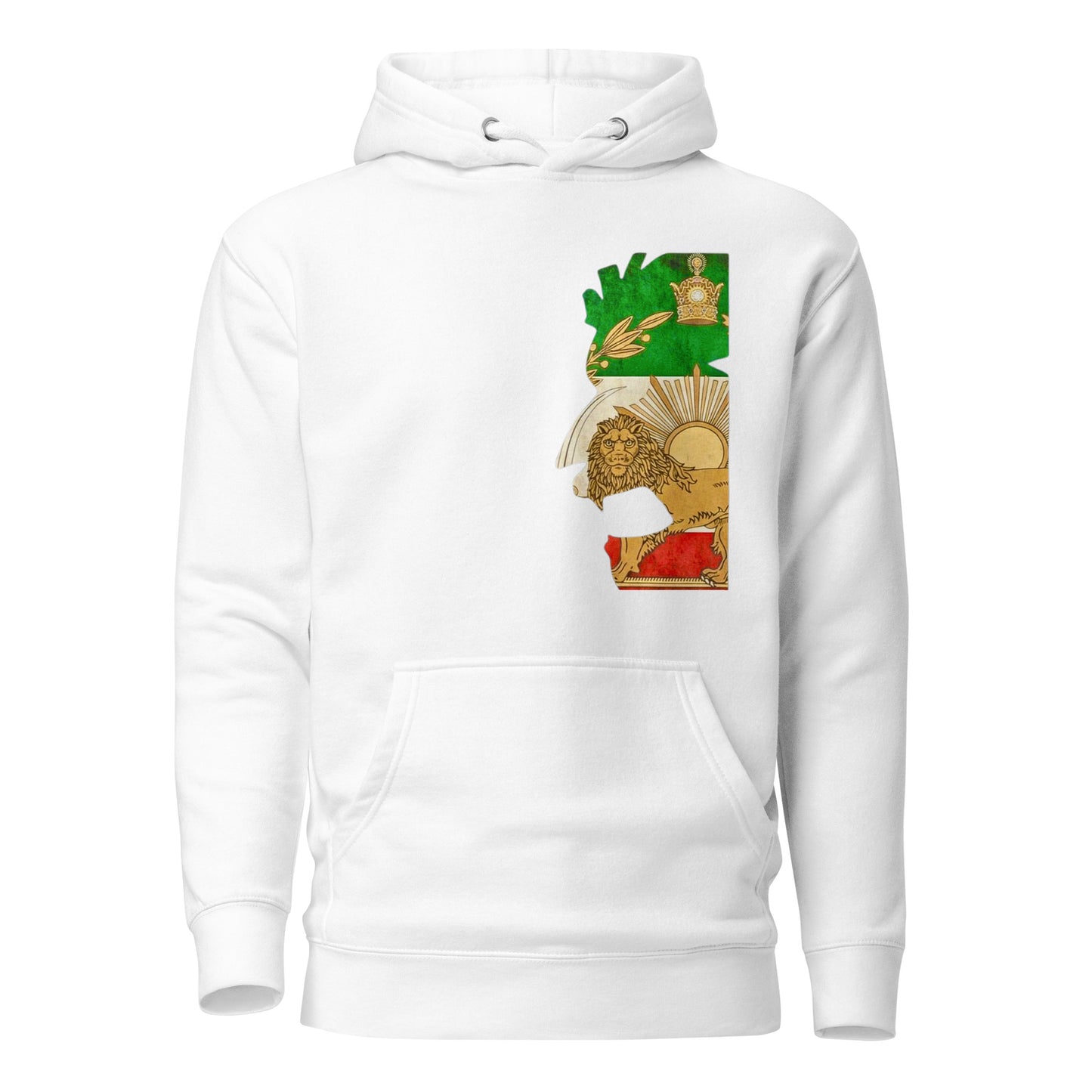 Shiro khorshid-halfface-Unisex Hoodie