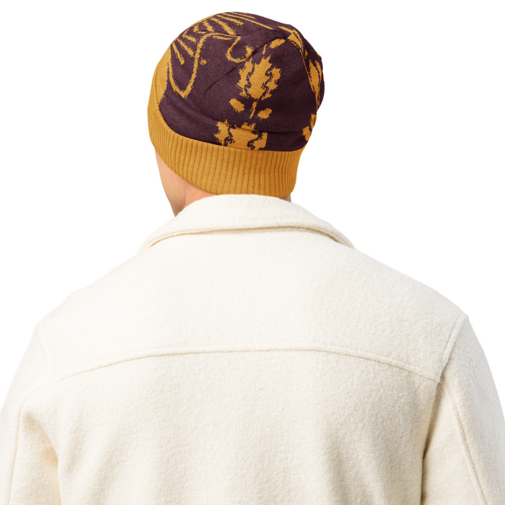 Lion & Sun Knitted beanie