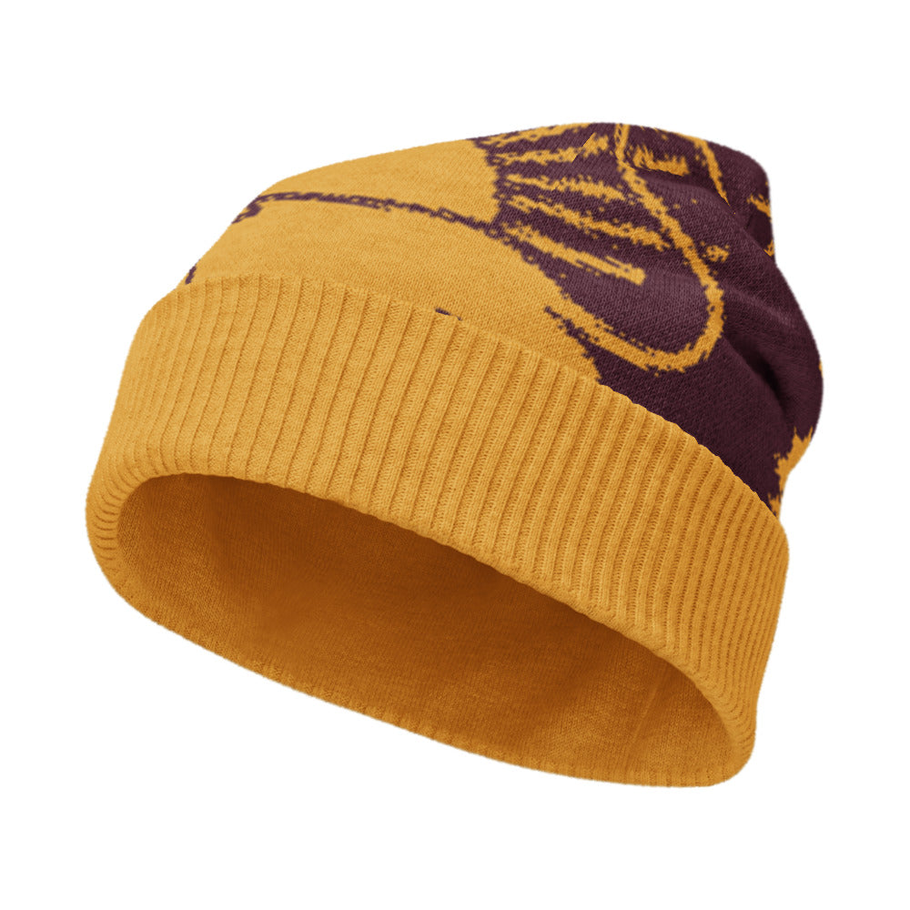 Lion & Sun Knitted beanie