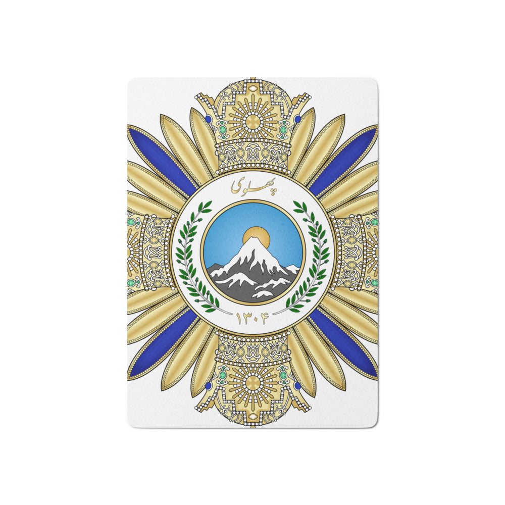 Pahlavi-Poker playing cards