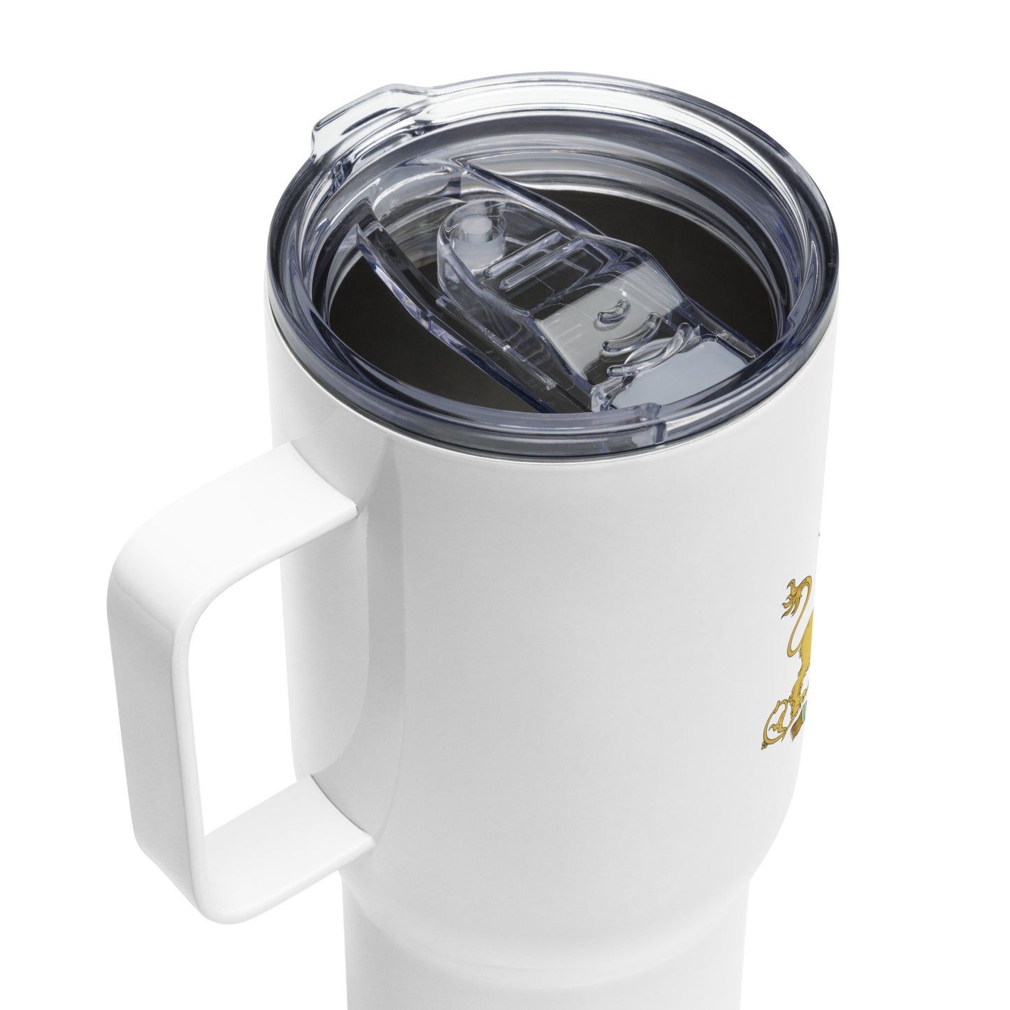 Shahanshahi Travel Mug with Handle ماگ مسافرتی شاهنشاهی | SHAH Maison