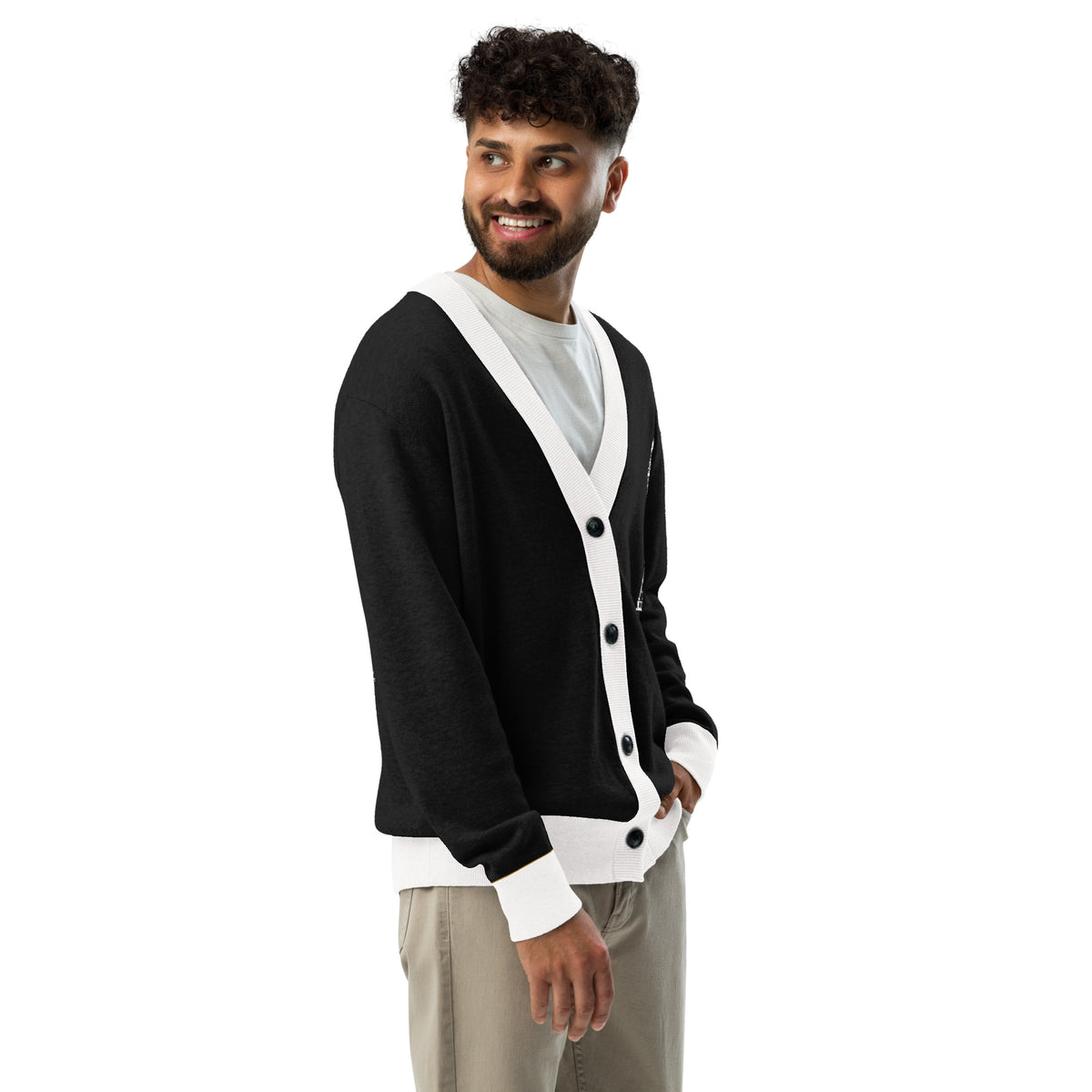 Iran Oil-Knitted cardigan