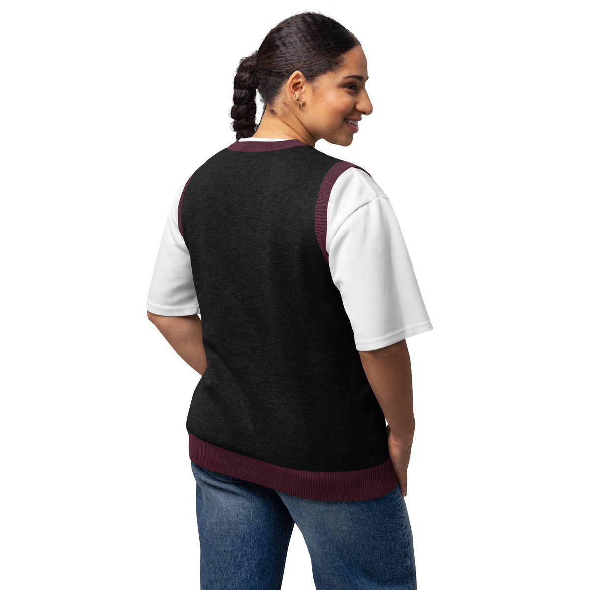Pahlavi Signatur Knitted V-Neck Vest