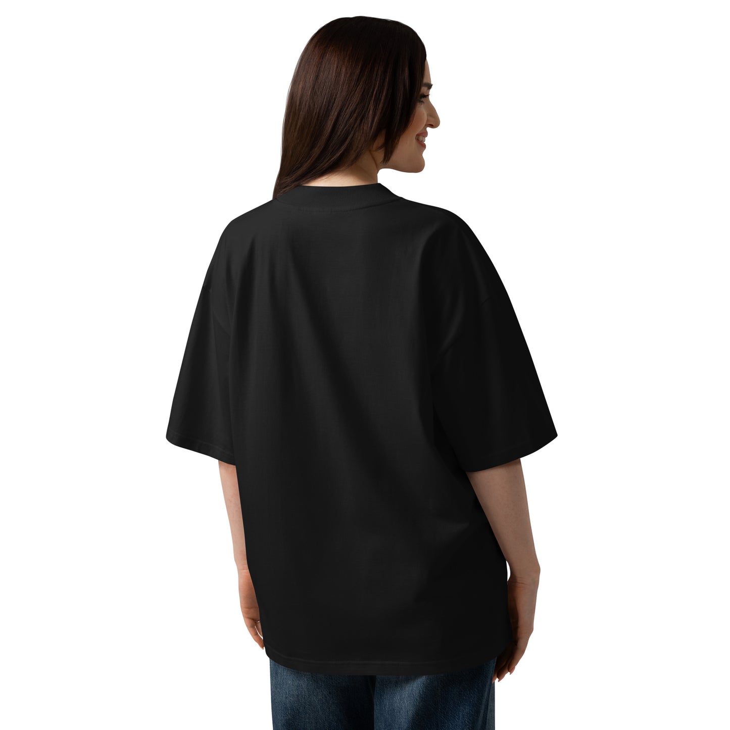 Shah Lion&Sun Unisex organic oversized high neck t-shirt