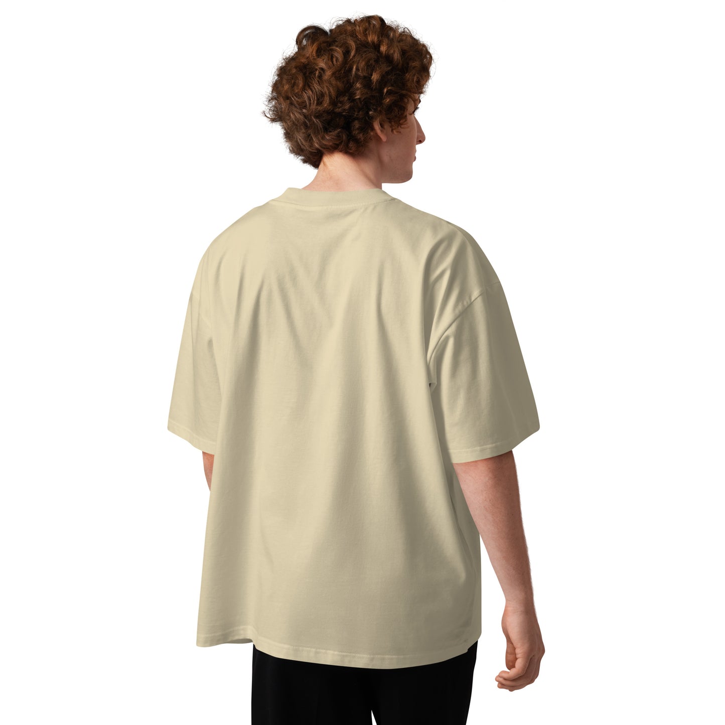 Shah Lion&Sun Unisex organic oversized high neck t-shirt