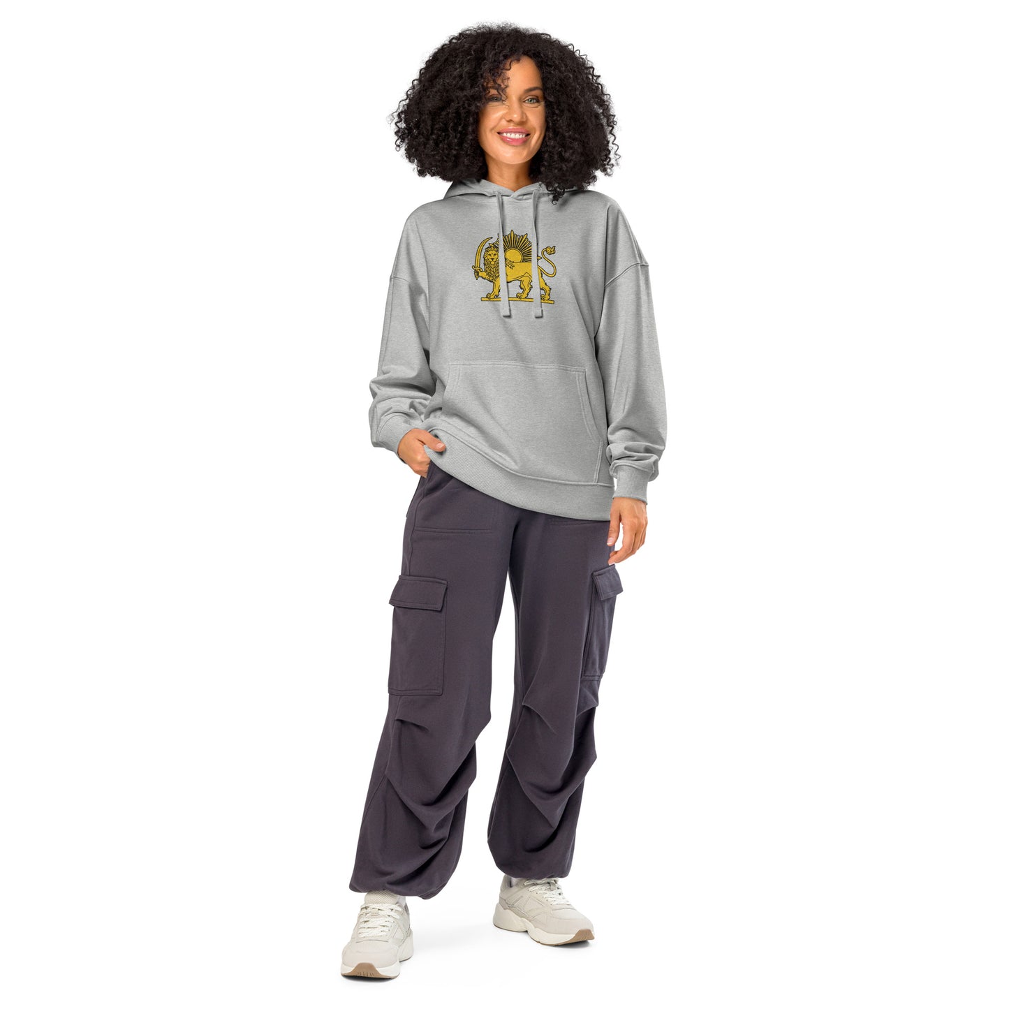 Shirokhorshid-GOLDOOZI-Unisex organic relaxed hoodie