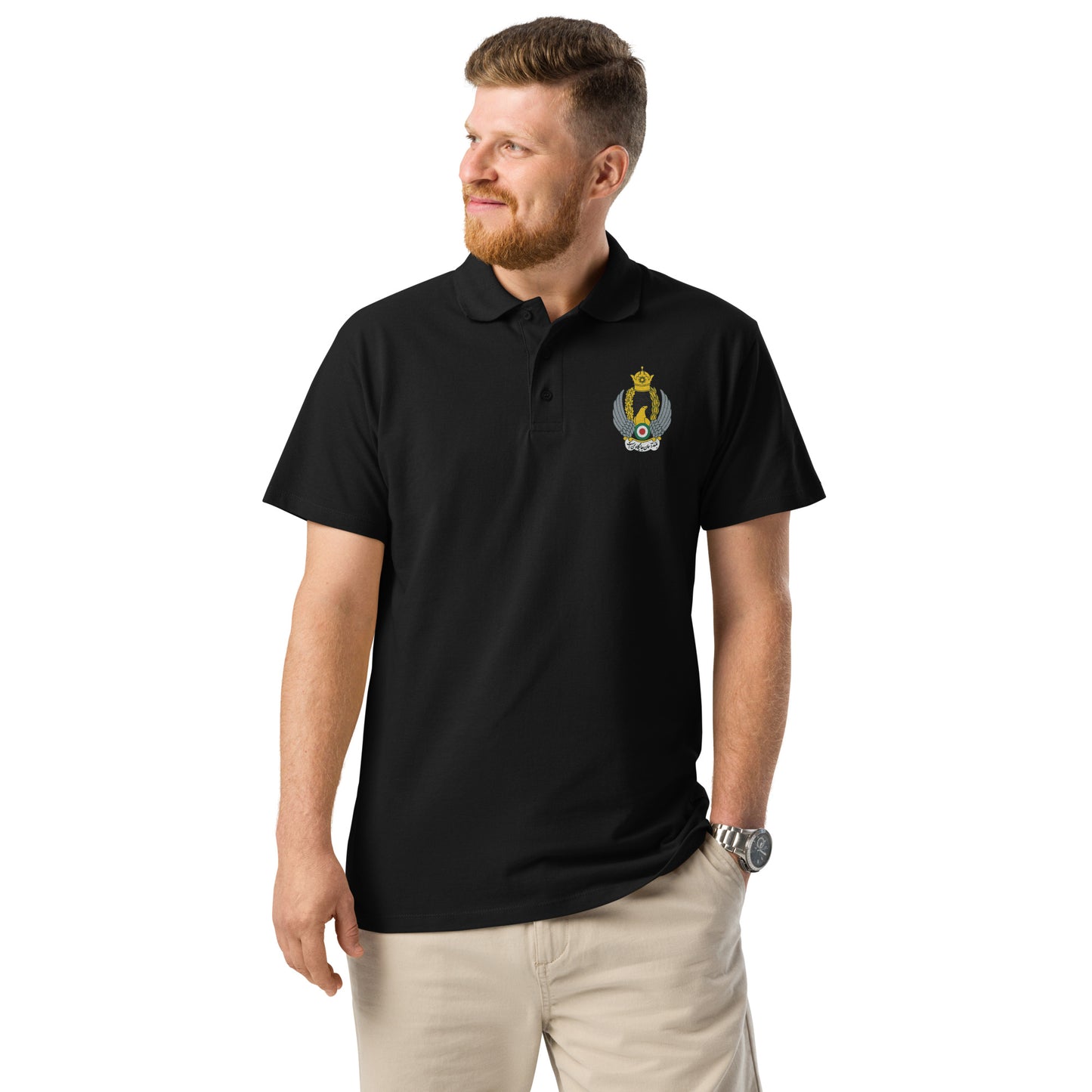 Boland asman-embroidery Premium pique polo shirt unisex