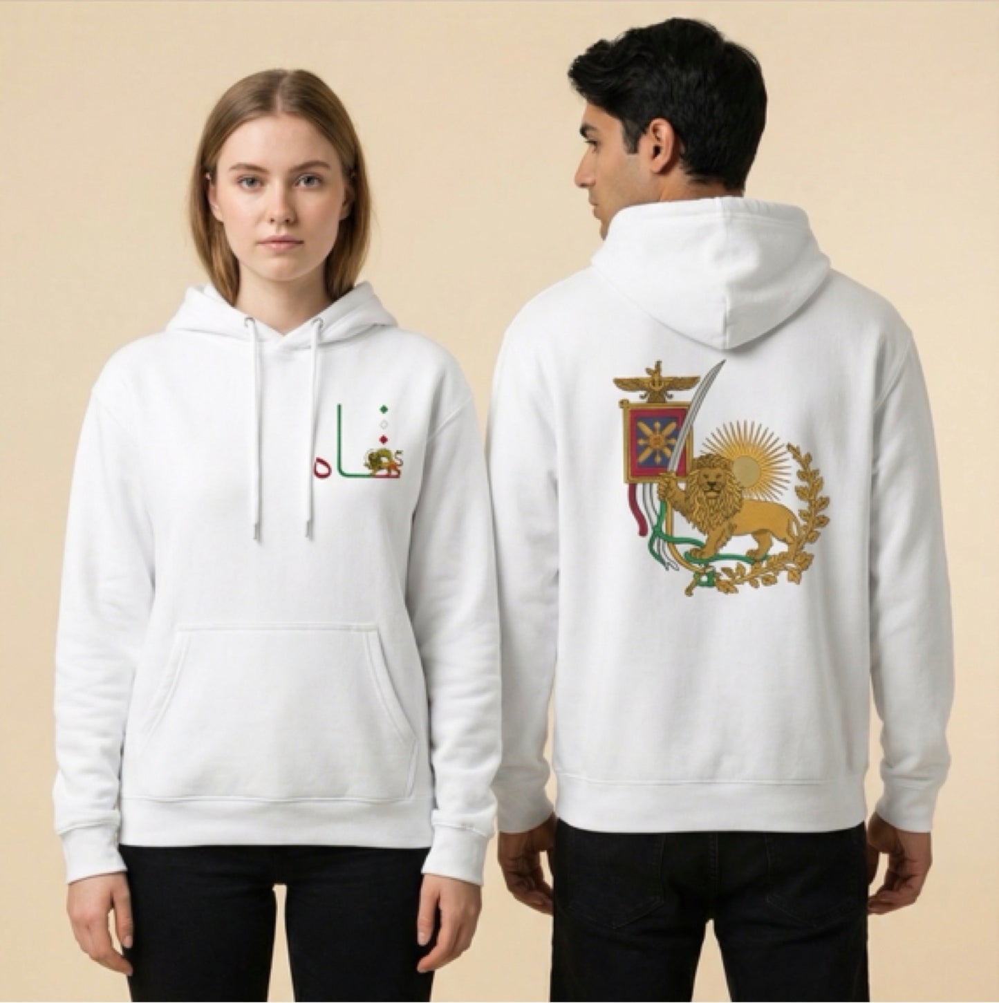 Unisex oversized  Print-Hoodie